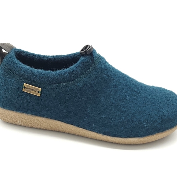Haflinger Guido Wool Slip On Adjustable Cushioned Clog Womens Size 7 EU 38 - Picture 5 of 9